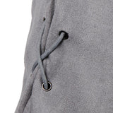 Max High Waist Lace Up Suede Slim Mini Skirt Short Bodycon A Line Gray S