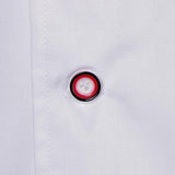 Unisex Chef Jacket Mesh Short Sleeves Hotel Kitchen Chefwear Coat Red XL