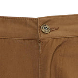 Max Men's Cotton Combat Army Cargo Pants Multi Pockets Work Trousers 30 Yellow