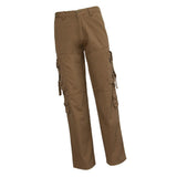 Max Men's Cotton Combat Army Cargo Pants Multi Pockets Work Trousers 29 Khaki
