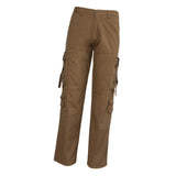 Max Men's Cotton Combat Army Cargo Pants Multi Pockets Work Trousers 29 Khaki