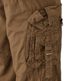 Max Men's Cotton Combat Army Cargo Pants Multi Pockets Work Trousers 40 Khaki