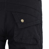 Max Men's Cotton Combat Army Cargo Pants Multi Pockets Work Trousers 38 Black
