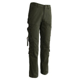 Max Men's Cotton Combat Army Cargo Pants Multi Pockets Work Trousers 36 Green