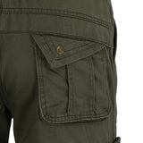 Max Men's Cotton Combat Army Cargo Pants Multi Pockets Work Trousers 36 Green