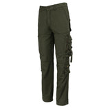 Max Men's Cotton Combat Army Cargo Pants Multi Pockets Work Trousers 36 Green