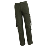 Max Men's Cotton Combat Army Cargo Pants Multi Pockets Work Trousers 36 Green
