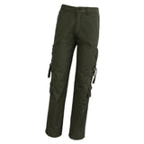 Max Men's Cotton Combat Army Cargo Pants Multi Pockets Work Trousers 36 Green