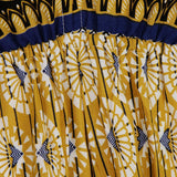 Max Vintage Boho Printed One Piece Swimsuit Swimwear Monokini Bikini Yellow M