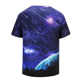 Men's Fashion Style Print Shirts Tops Tee Short Sleeve Casual Tee Shirt M