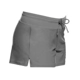 Max Women Swim Boardshort Boy Style Shorts Surf Bikini Swimwear Bottom 3XL Gray