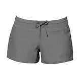 Max Women Swim Boardshort Boy Style Shorts Surf Bikini Swimwear Bottom 3XL Gray