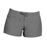 Max Women Swim Boardshort Boy Style Shorts Surf Bikini Swimwear Bottom 3XL Gray