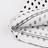 Max Vintage Polka Dots Swing Dress 50s Rockabilly Cocktail Dress White L