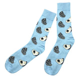 Mens Colorful Seafood Pattern Cartoon Novelty Soft Cotton Socks 3