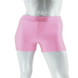 Women Stretch Spandex Gym Gym Skinny Mini Shorts Hot Pants S Pink