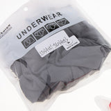 Maxbell Mens Cotton Boxer Briefs Middle Rise Trunks Underwear Shorts Light Gray M