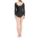 Summer Women's One Piece Long Sleeve Swimsuit Dance Ballet Leotard Bodysuit XXXL