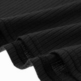 Maxbell Women Cross Open Front Lace Up Long Sleeve Bandage Bodycon Dress M Black
