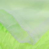 Maxbell Womens Casual Pleated Chiffon Shorts Culottes Wide Leg Mid Rise S Green