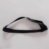 Maxbell Sexy Women Leather Zipper Open Front Thong Underwear G String T Back Black