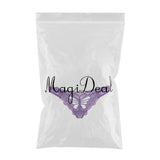 Maxbell Women Lace Mesh Hollow Out Butterfly with Diamond Underwear Briefs Purple