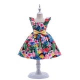 Girls Floral Dress Ball Gown Formal Wedding Party Special Princess Dress 2XL