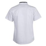 Maxbell Unisex Short Sleeve Chef Coat Cook Uniform for Restaurant L White