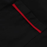 Maxbell Unisex Short Sleeve Chef Coat Cook Uniform for Restaurant L Black