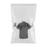 Maxbell Unisex Short Sleeve Chef Coat Cook Uniform for Restaurant L Black