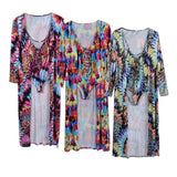 Maxbell Sexy Tie Dyed One Piece Lace Up Swimsuit Cover Up Set Maxi Beach Dress M #1