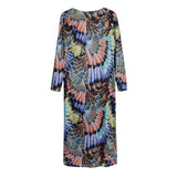 Maxbell Sexy Tie Dyed One Piece Lace Up Swimsuit Cover Up Set Maxi Beach Dress S #3