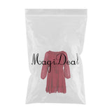 Maxbell Bohemian Solid Chiffon Dress Off-Shoulder Mini Beach Sundress XL Wine red