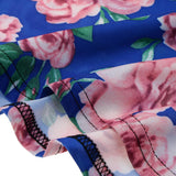 Maxbell Women Holiday Sleeveless V Neck Maxi Long Summer Print Party Beach Dress 4XL