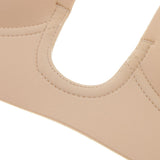 Maxbell Invisible Push Up Bra Strapless Bra Sticky Silicone Deep U Cup D Flesh color