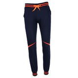 Maxbell Fashion Men Stripe Tracksuit Bottoms Drawstrings Sports Pants M Navy blue