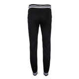 Maxbell Fashion Men Stripe Tracksuit Bottoms Drawstrings Sports Pants M Black