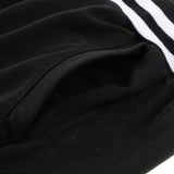 Maxbell Fashion Men Stripe Tracksuit Bottoms Drawstrings Sports Pants M Black