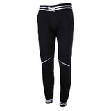 Maxbell Fashion Men Stripe Tracksuit Bottoms Drawstrings Sports Pants M Black