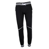 Maxbell Fashion Men Stripe Tracksuit Bottoms Drawstrings Sports Pants M Black