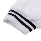 Maxbell Fashion Men Stripe Tracksuit Bottoms Drawstrings Sports Pants L White