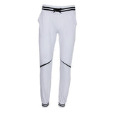 Maxbell Fashion Men Stripe Tracksuit Bottoms Drawstrings Sports Pants XL White