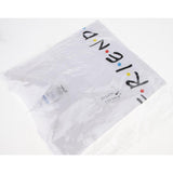 Maxbell Women's Letter Print Short Sleeve Crewneck Cotton Casual T-Shirts White S