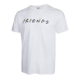 Maxbell Women's Letter Print Short Sleeve Crewneck Cotton Casual T-Shirts White S