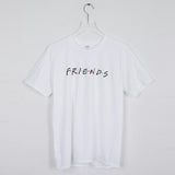 Maxbell Women's Letter Print Short Sleeve Crewneck Cotton Casual T-Shirts White S