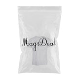 Maxbell Women's Letter Print Short Sleeve Crewneck Cotton Casual T-Shirts White S