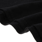 Maxbell Men's Summer Casual Beating Heart Print O Neck Short Sleeve T-Shirt  S Black