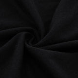Maxbell Men's Summer Casual Beating Heart Print O Neck Short Sleeve T-Shirt  S Black