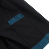 Chef Jacket Uniform Short Sleeve Hotel Kitchen Apparel Cook Coat M Black