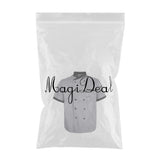 Maxbell Chef Jacket Uniform Short Sleeve Hotel Kitchen Apparel Cook Coat M Gray